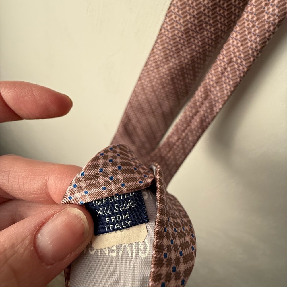 Authentic Givenchy Mauve Abstract Patterned Silk … - image 5